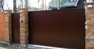 Купить откатные ворота консольные Фурманов, цена от 2838 руб.
